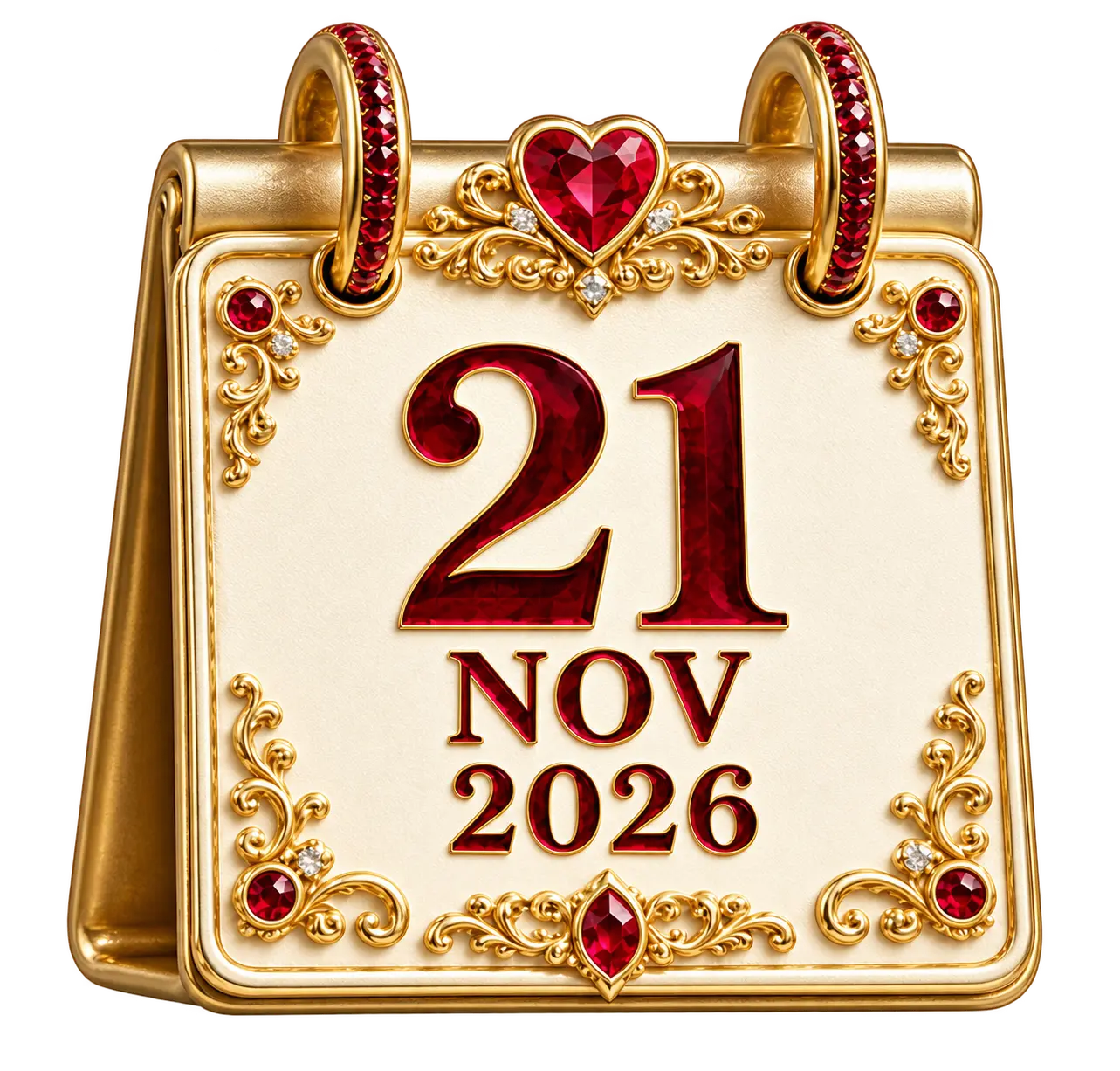 Calendario: 21 de noviembre de 2026